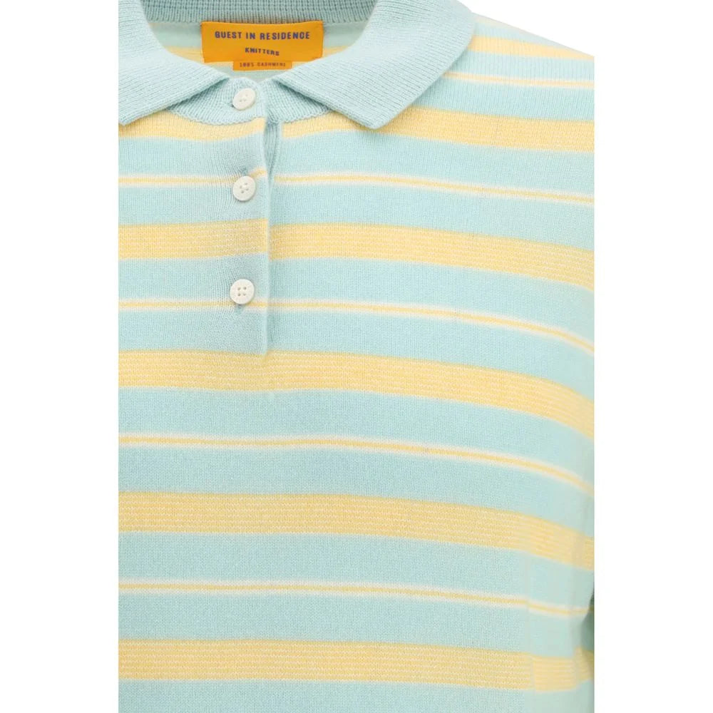 Guest in Residence Multicolor Cashmere Polo Shirt - S