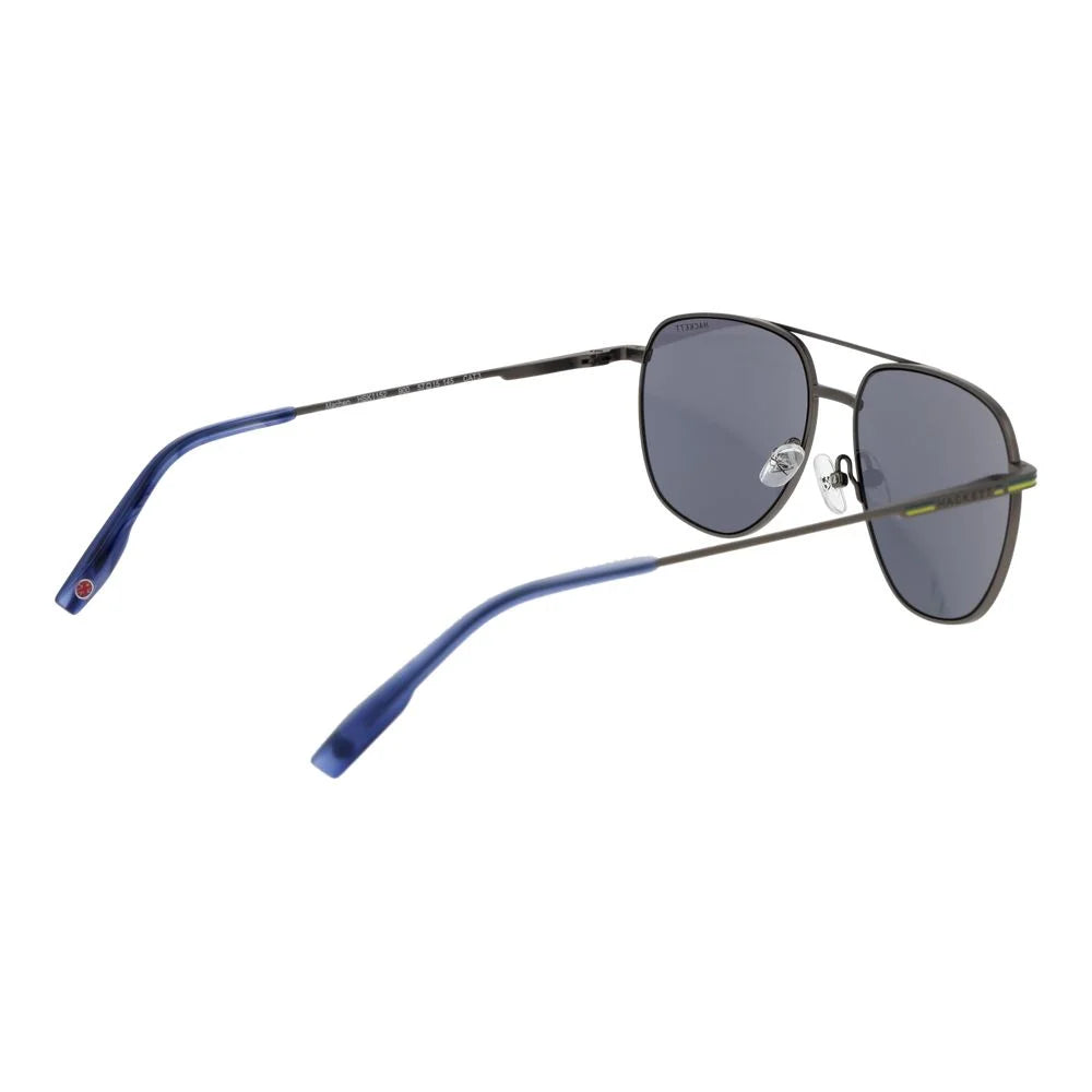 Hackett Gray Metal Sunglasses