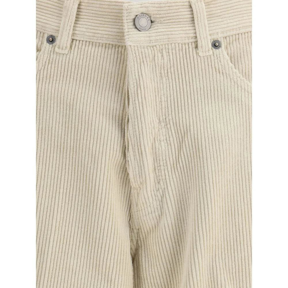 Haikure Beige Cotton Casual Pants - W24