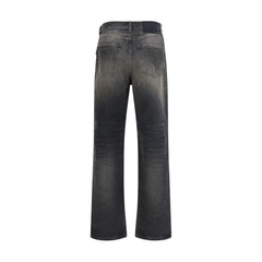 Haikure Black Cotton Relaxed Fit Jeans