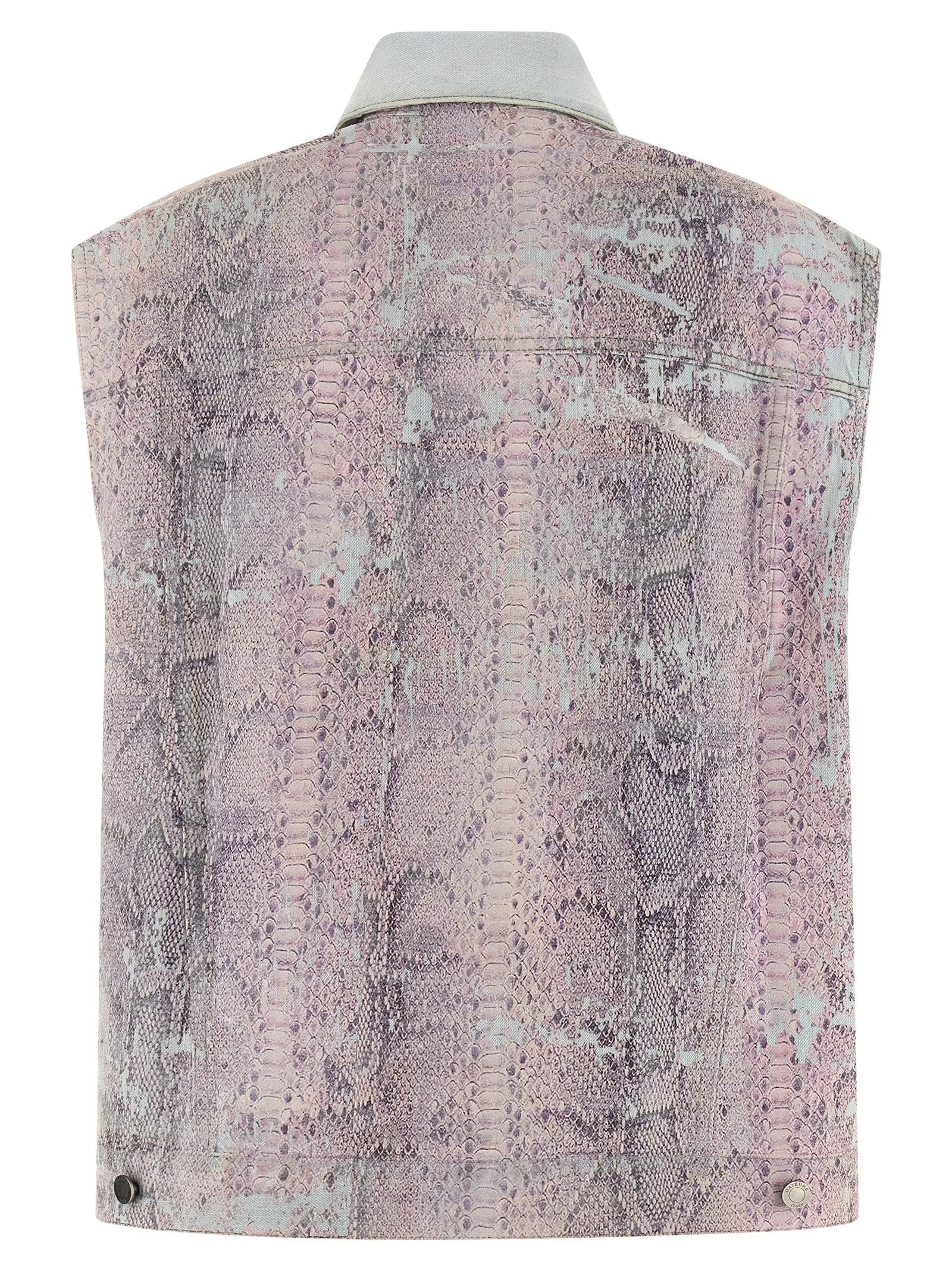 Haikure Multicolor Polyester Sleeveless Jacket - XS