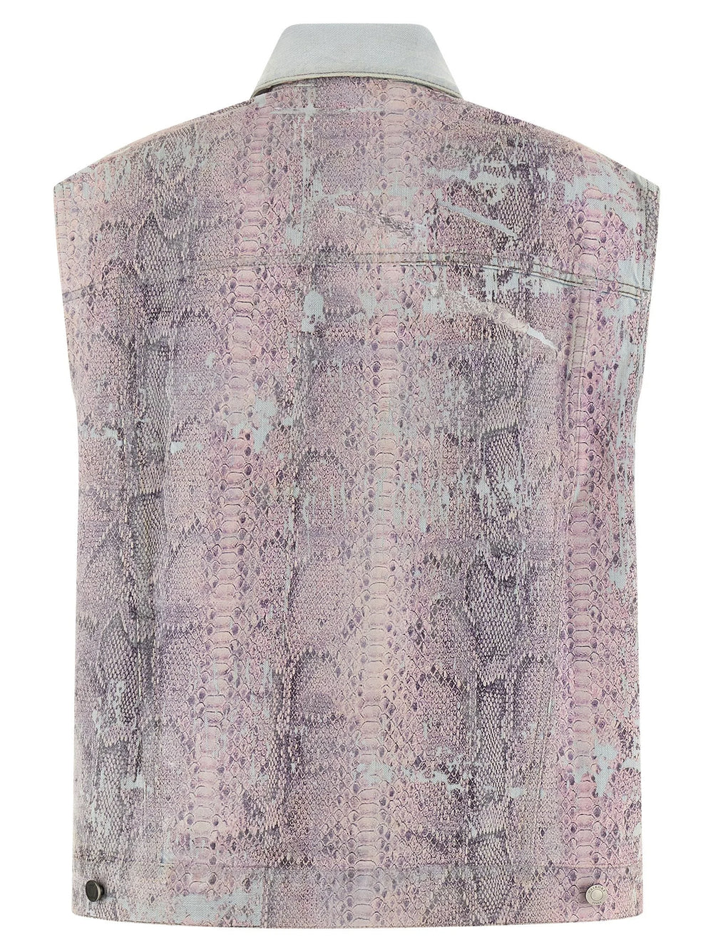 Haikure Multicolor Polyester Sleeveless Jacket - XS