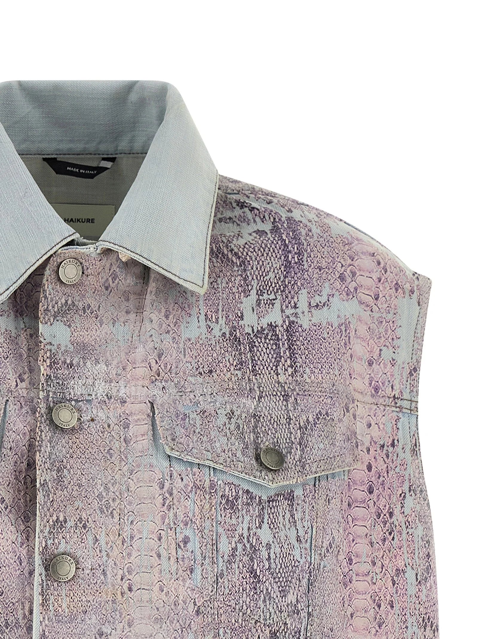 Haikure Multicolor Polyester Sleeveless Jacket - XS
