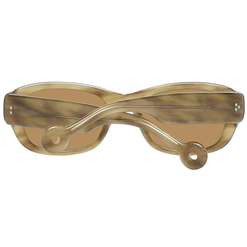 Hally&Son Brown Plastic Sunglasses - Sunglasses
