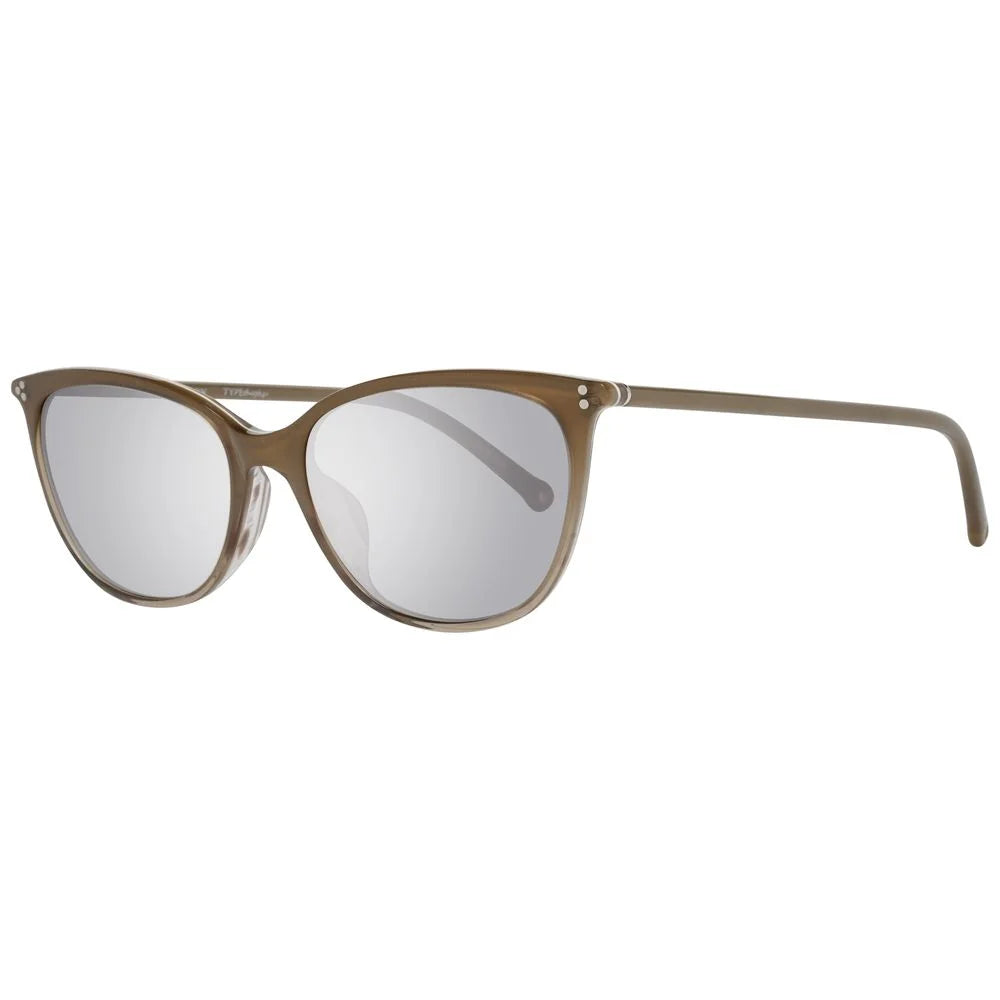 Hally&Son Brown Plastic Sunglasses - Sunglasses