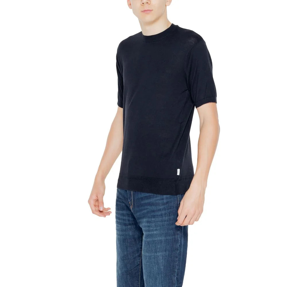 Hamaki-Ho Black Cotton Sweater - Sweaters