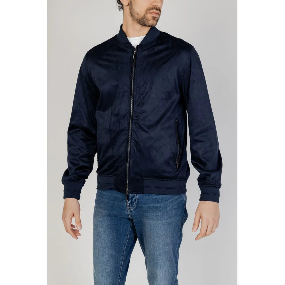 Hamaki-Ho Blue Polyester Jackets & Coat - IT44 | S - Bomber Jackets