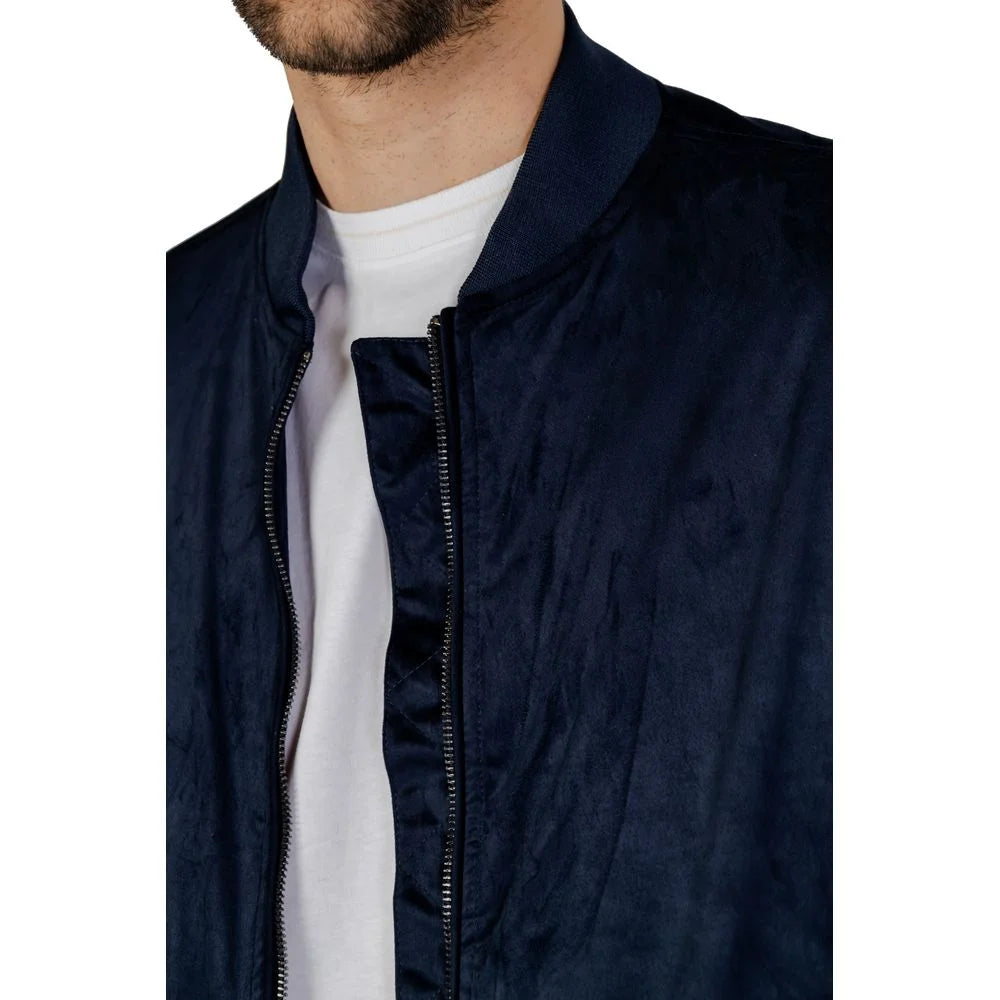 Hamaki-Ho Blue Polyester Jackets & Coat - IT44 | S - Bomber Jackets