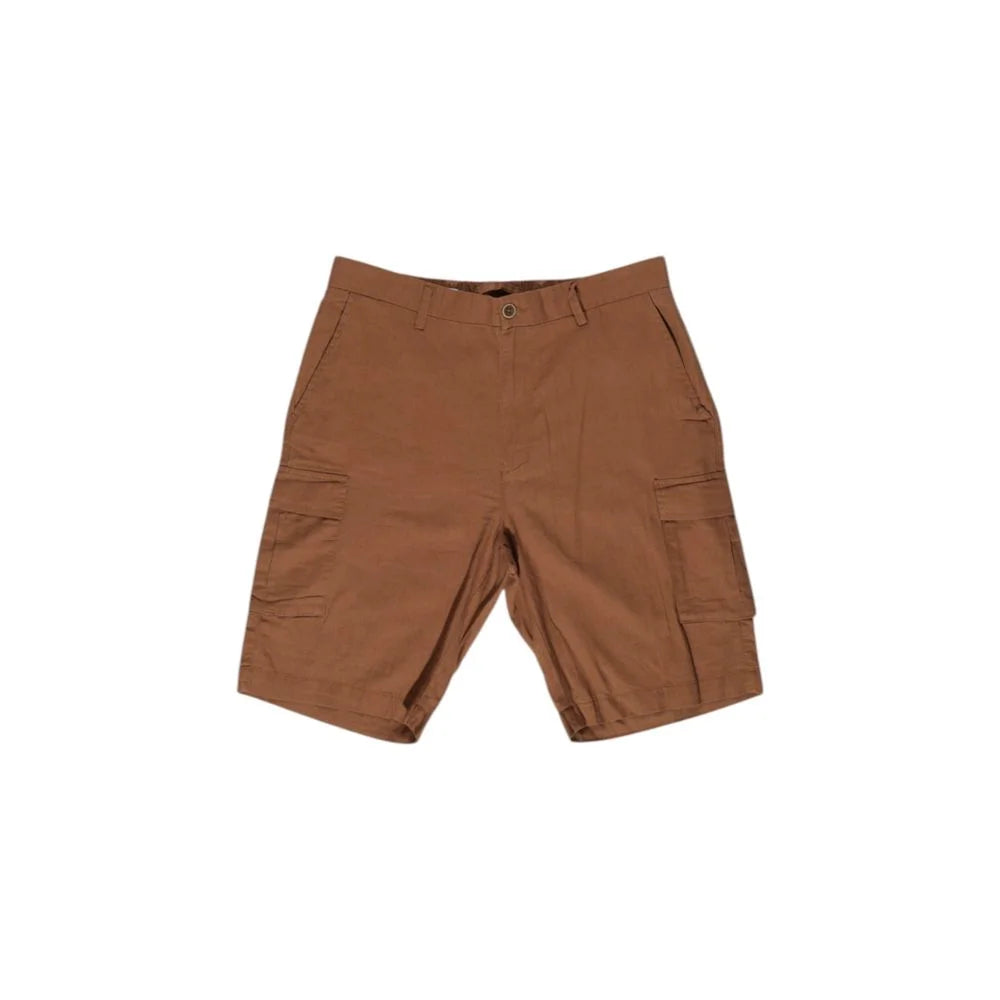 Hamaki-Ho Brown Linen Bermuda - IT54 | XXL - Cargo Shorts