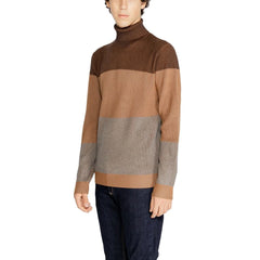 Hamaki-Ho Brown Viscose Turtleneck - Sweaters