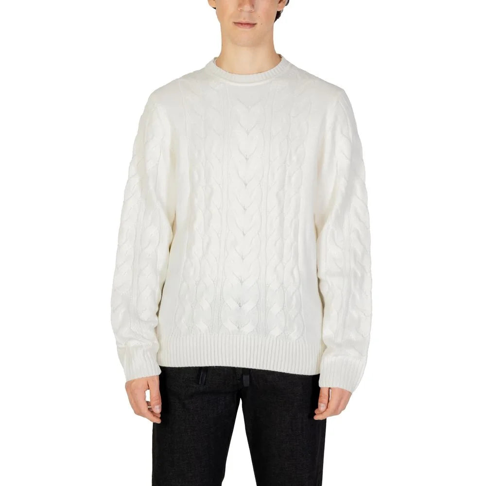 Hamaki-Ho White Marabou Sweater - IT52 | XL