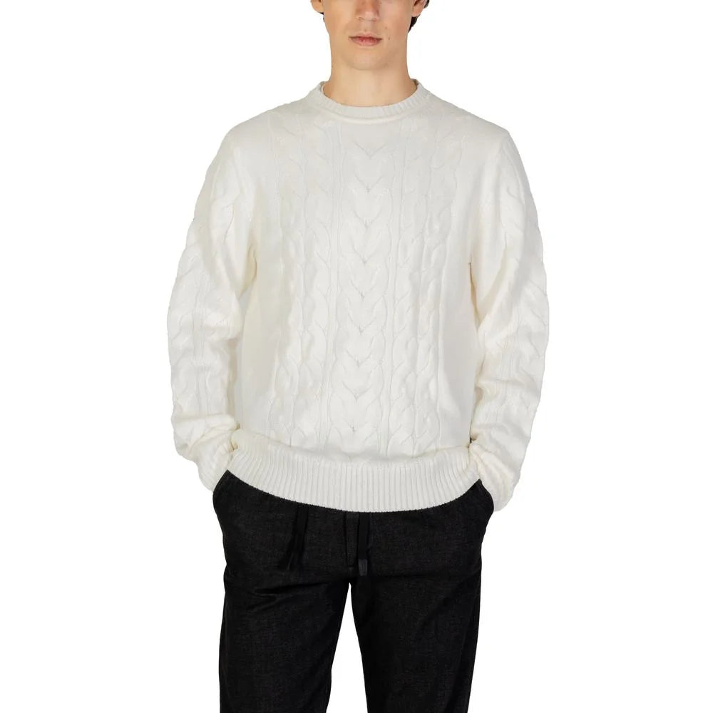 Hamaki-Ho White Marabou Sweater - IT52 | XL