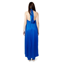 Hanny Deep Blue Polyester Jumpsuit