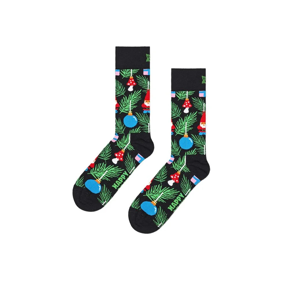 Happy Socks Black Cotton Sock - 36-40