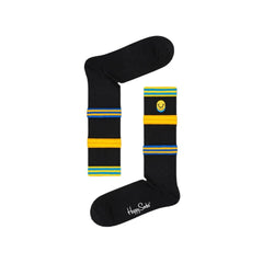 Happy Socks Black Cotton Sock - 36-40