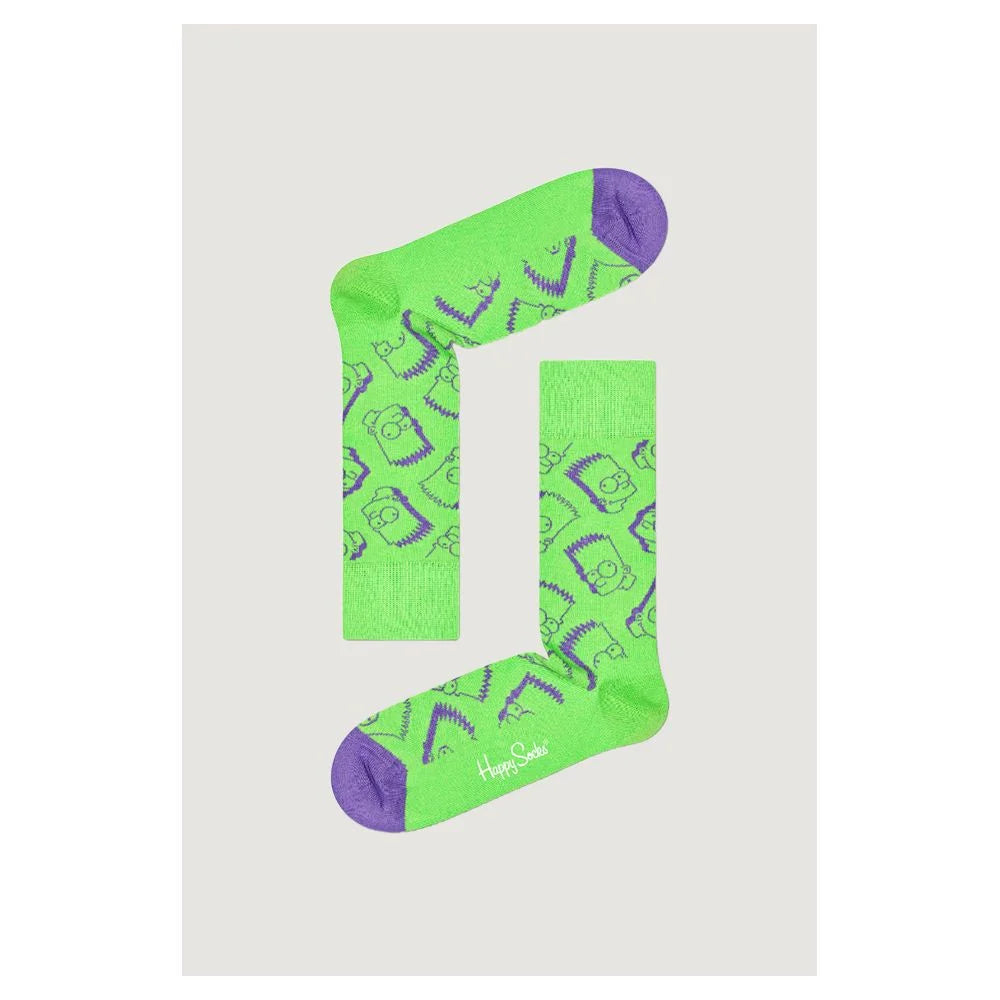 Happy Socks Black Cotton Sock - 36-40