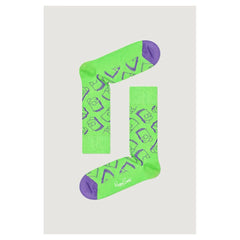 Happy Socks Black Cotton Sock - 36-40