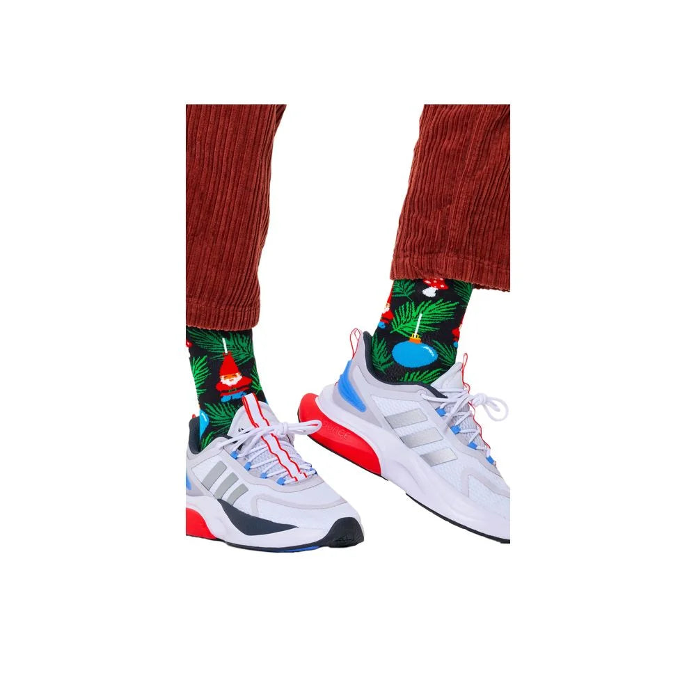 Happy Socks Black Cotton Sock - 36-40