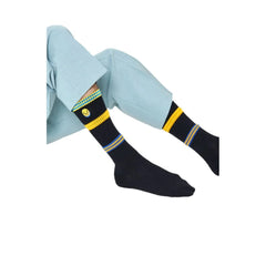 Happy Socks Black Cotton Sock - 36-40