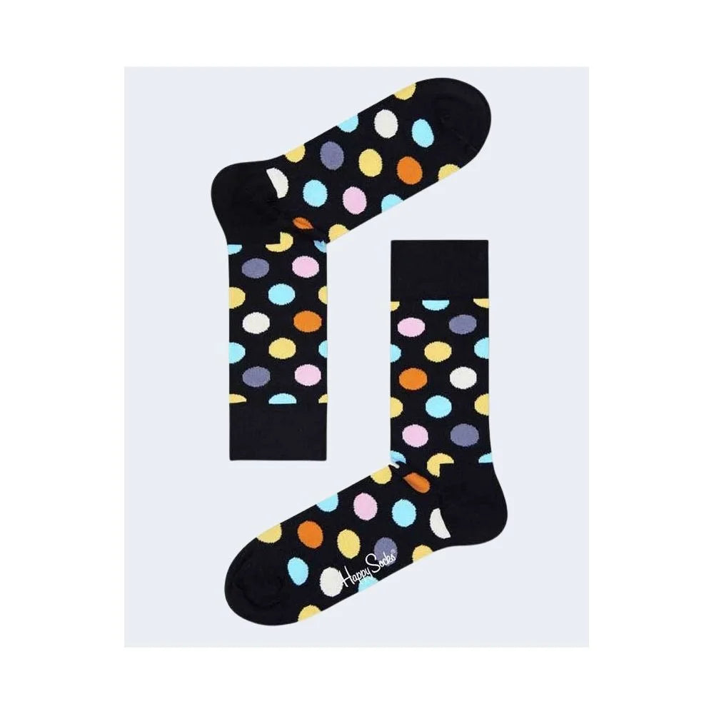 Happy Socks Black Cotton Sock - 41-46
