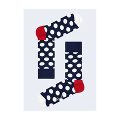 Happy Socks Blue Cotton Sock - 36-40