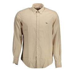 Harmont & Blaine Beige Cotton Men Shirt - XL