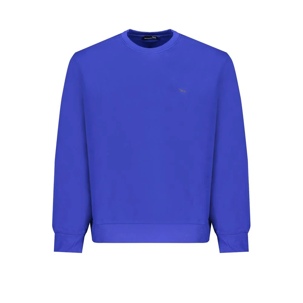 Harmont & Blaine Blue Cotton Men Sweater - Sweatshirts