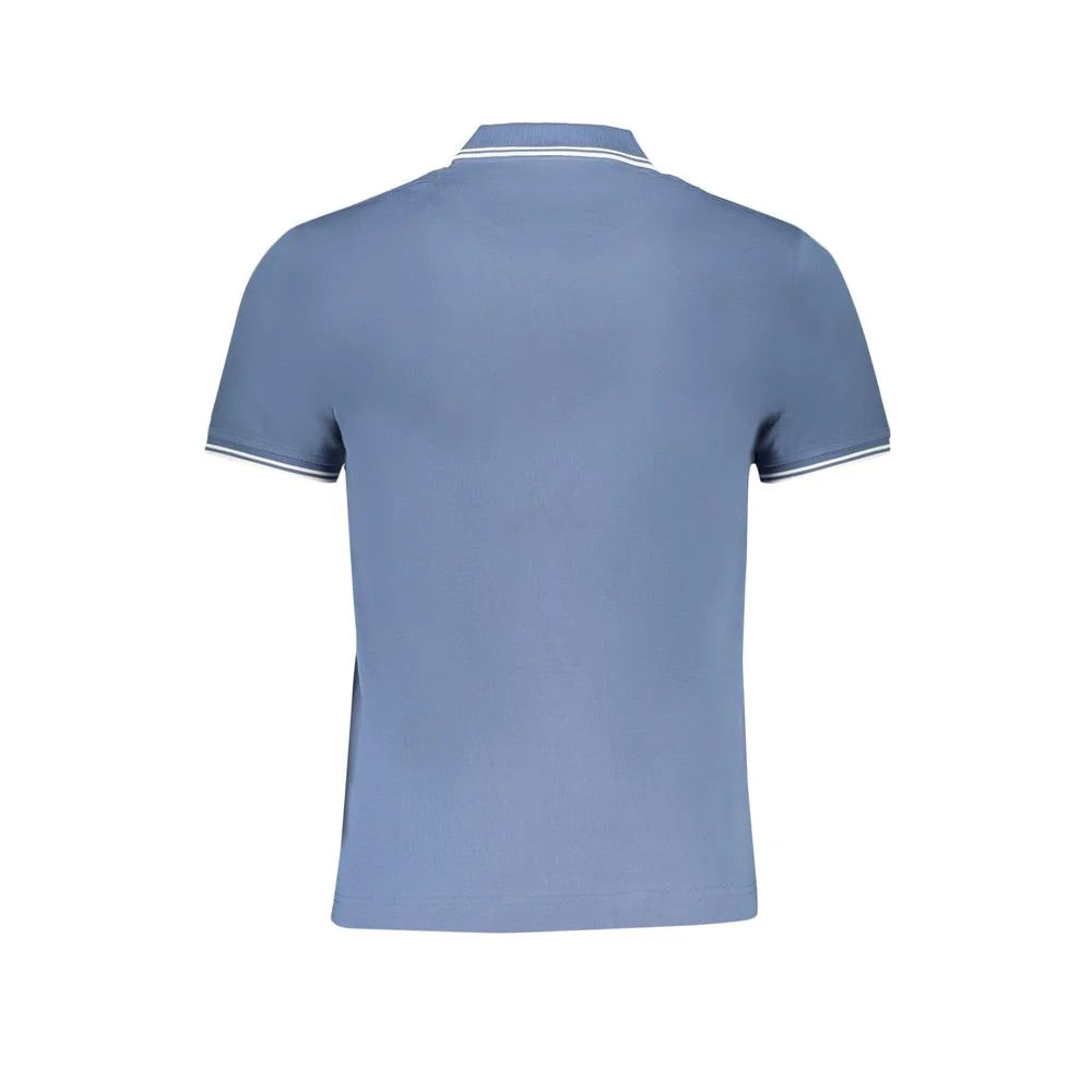 Harmont & Blaine Blue Cotton Polo Shirt - L - Polos