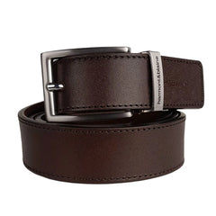 Harmont & Blaine Brown Calfskin Men Belt - 90 cm / 36 Inches - Belts
