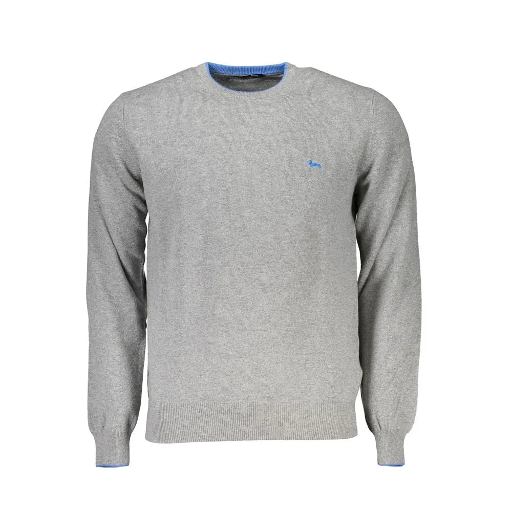 Harmont & Blaine Gray Fabric Sweater - Sweaters