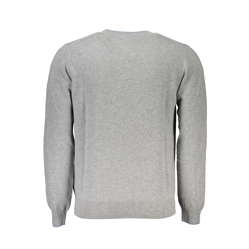 Harmont & Blaine Gray Fabric Sweater - Sweaters