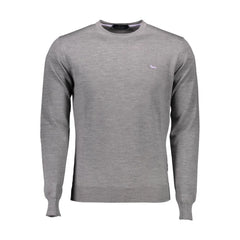 Harmont & Blaine Gray Wool Men Sweater - Sweaters