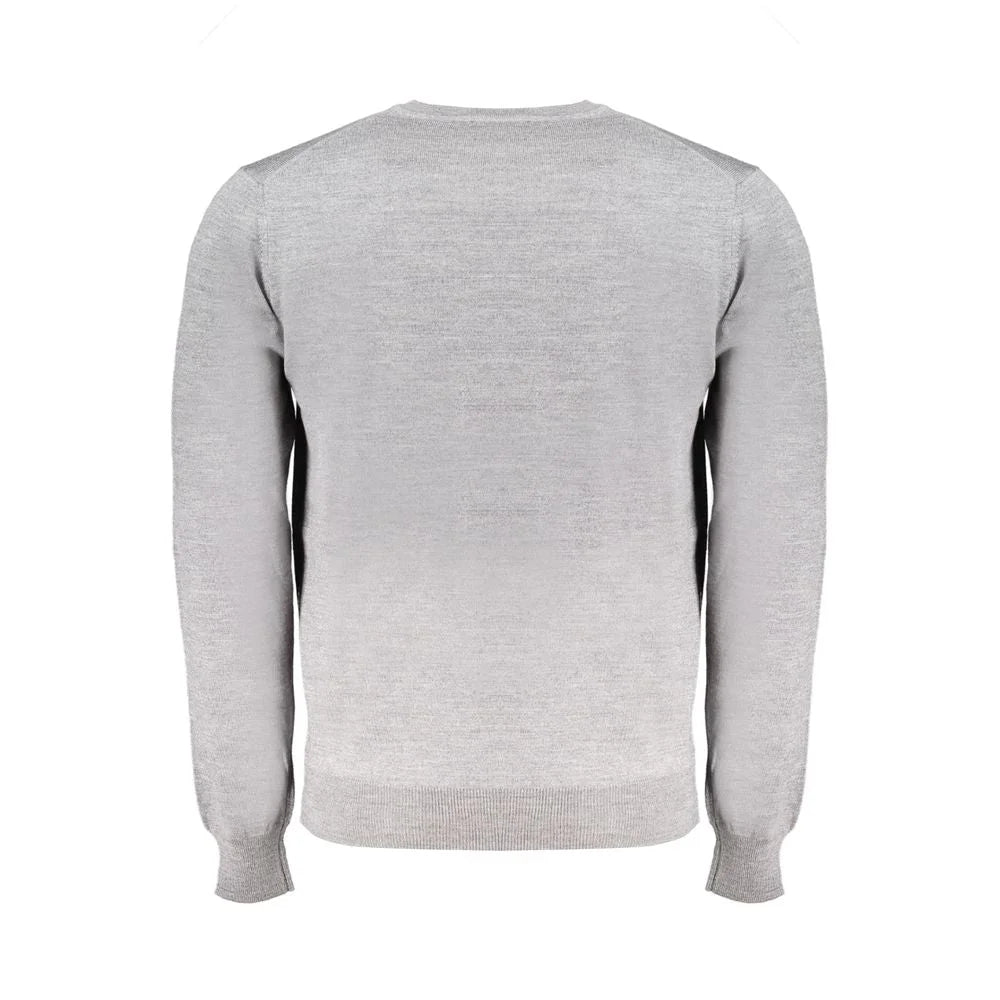 Harmont & Blaine Gray Wool Sweater - Sweaters