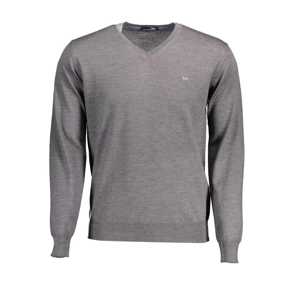 Harmont & Blaine Gray Wool Sweater - Sweaters