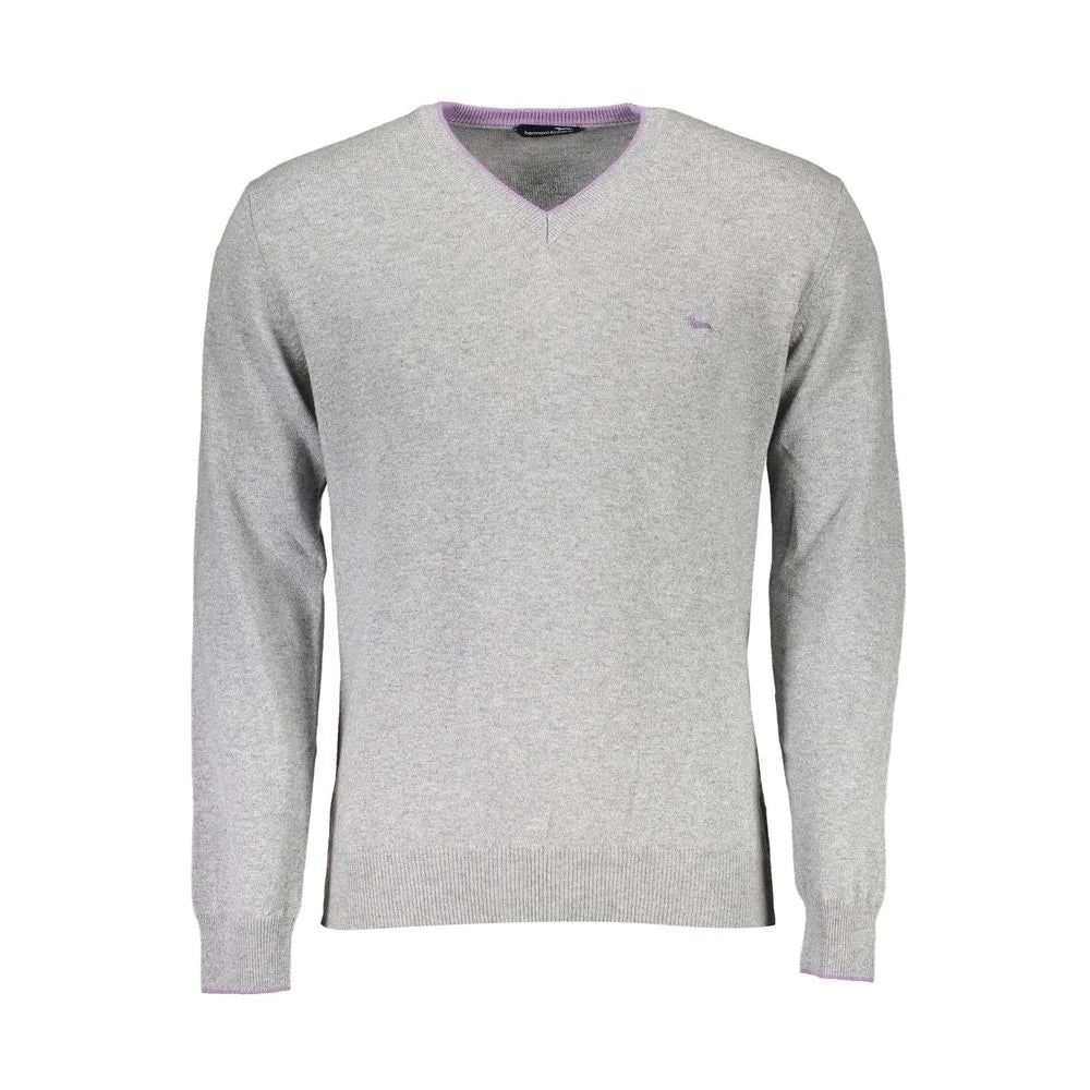 Harmont & Blaine Gray Wool Sweater - Sweaters