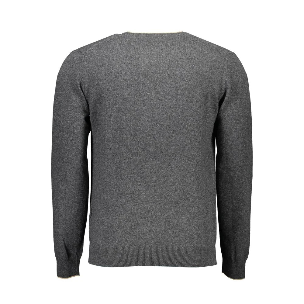 Harmont & Blaine Gray Wool Sweater - XXL