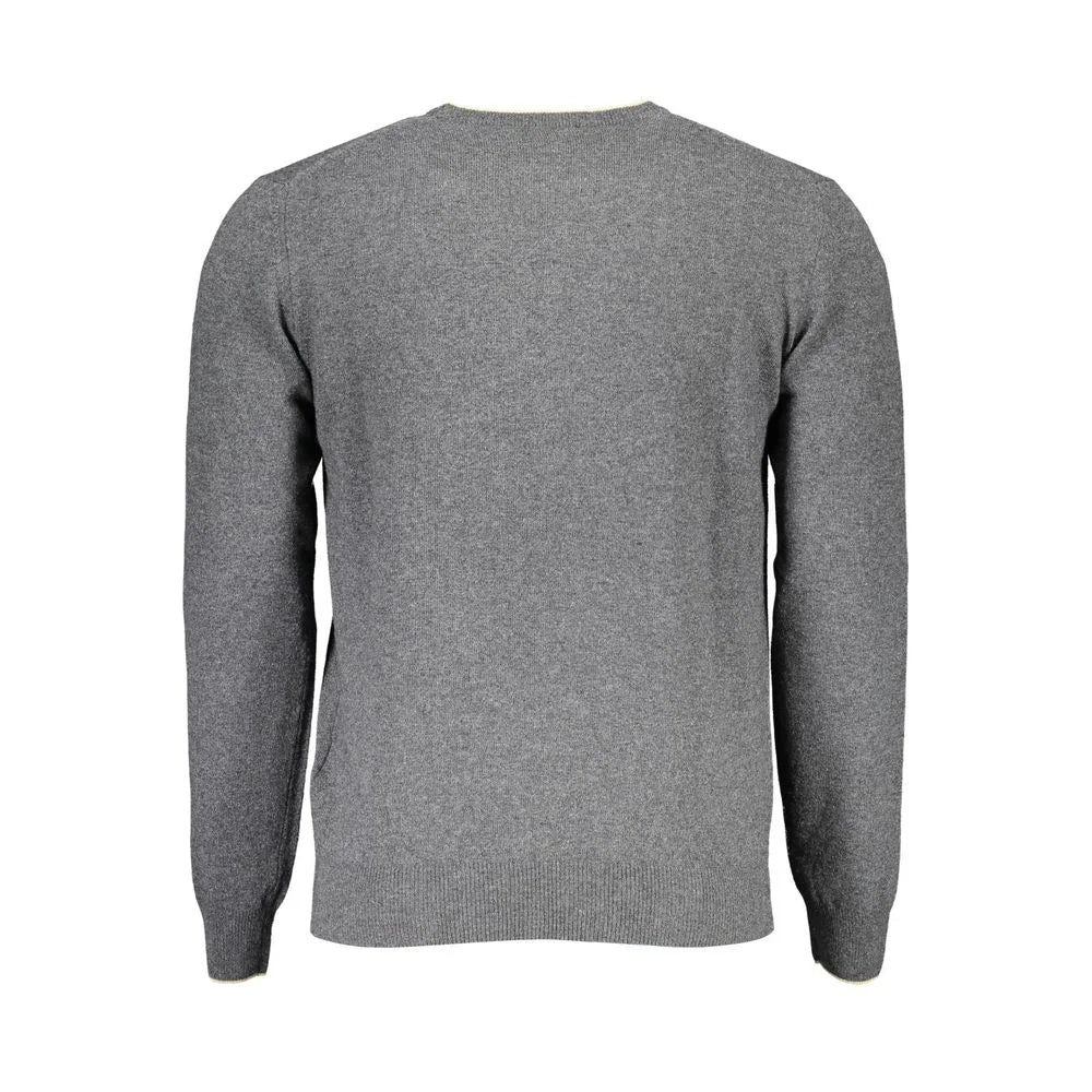 Harmont & Blaine Gray Wool Sweater - XXL - Sweaters