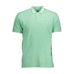 Harmont & Blaine Green Cotton Men Polo Shirt - XL - Polos