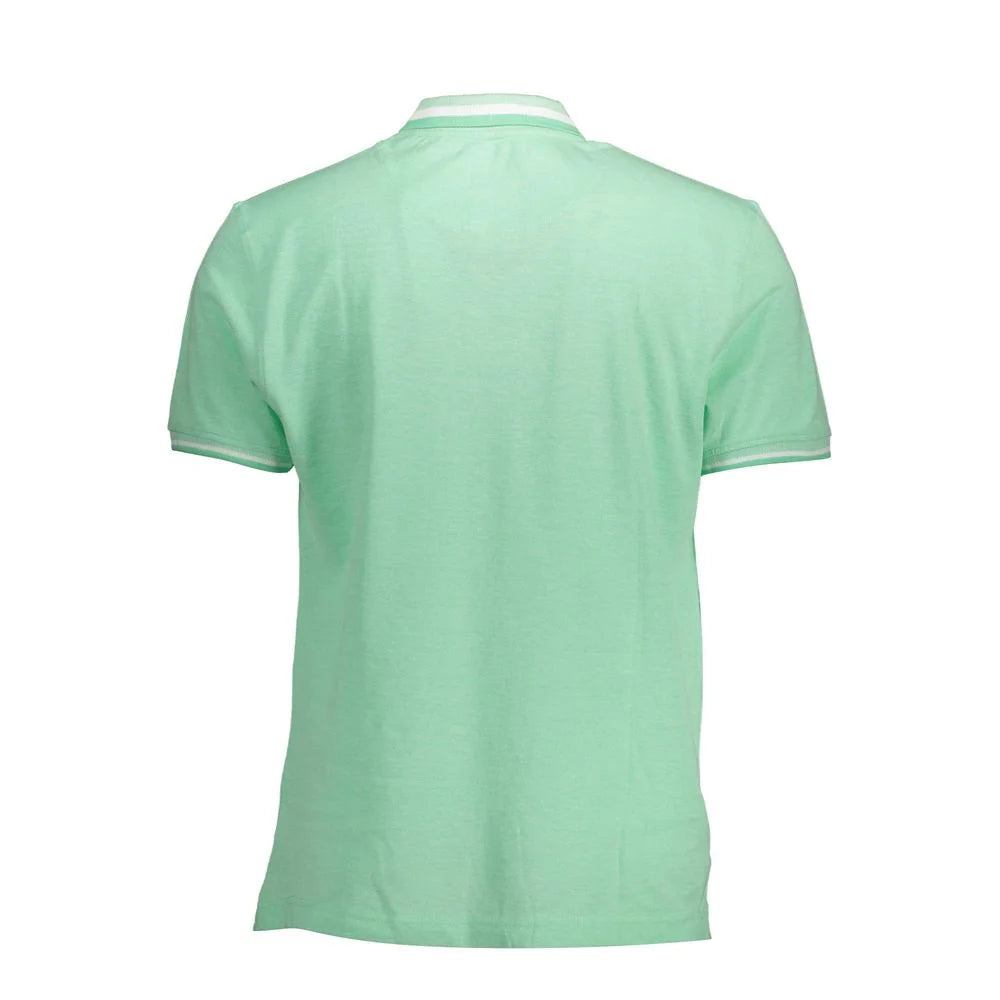 Harmont & Blaine Green Cotton Men Polo Shirt - XL - Polos