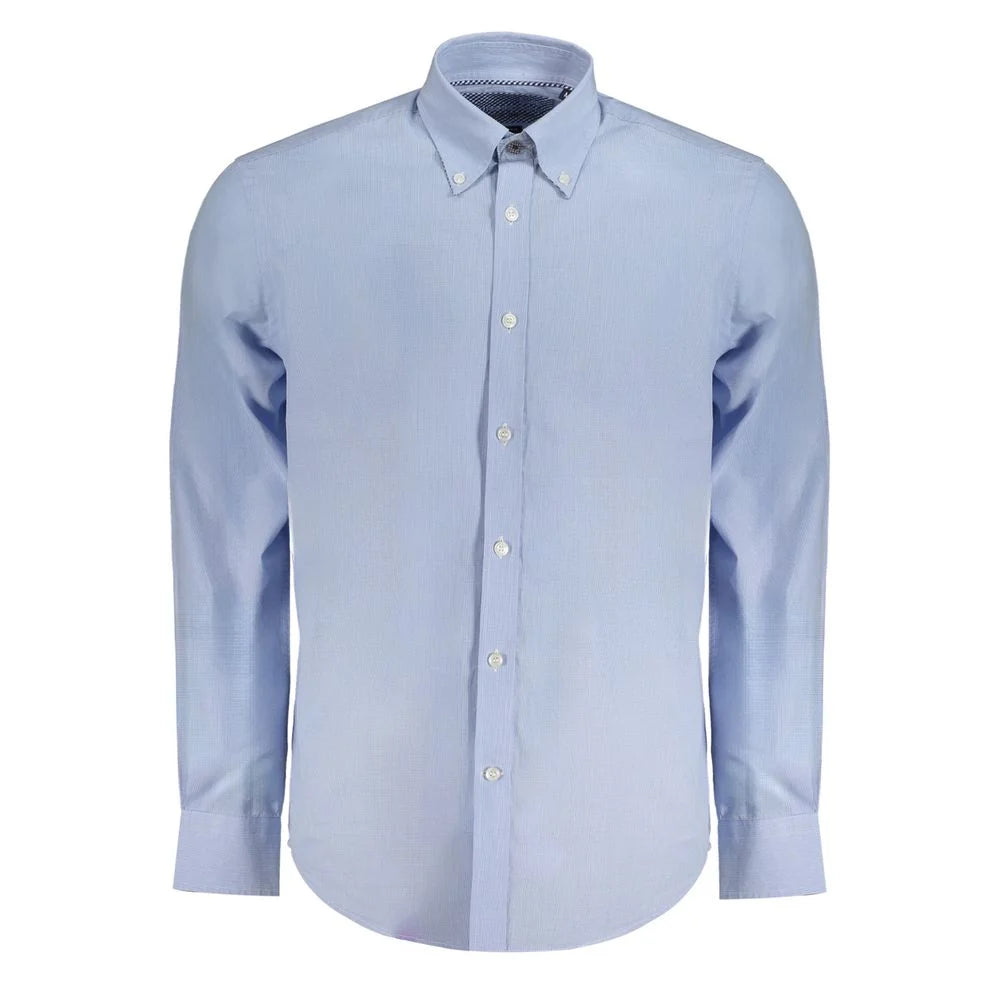 Harmont & Blaine Light Blue Cotton Men Shirt - S - Shirts