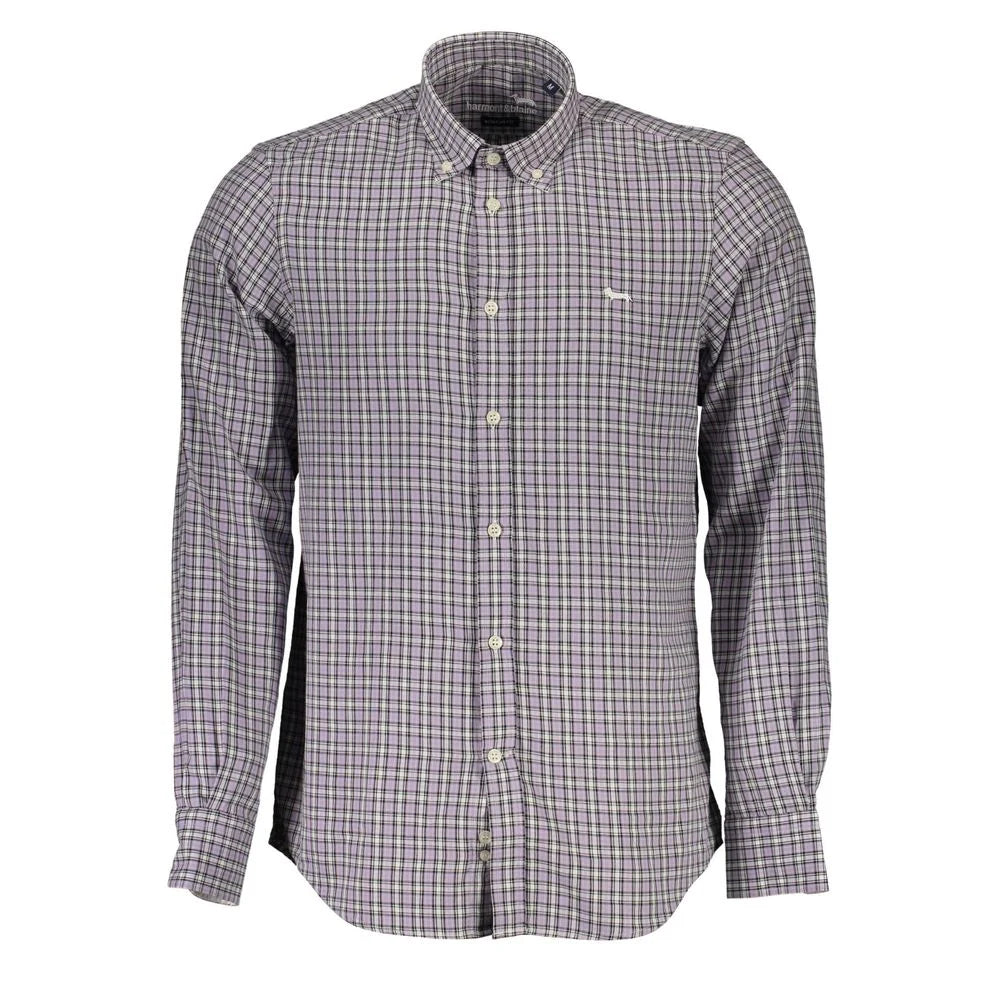 Harmont & Blaine Purple Cotton Men Shirt - Shirts