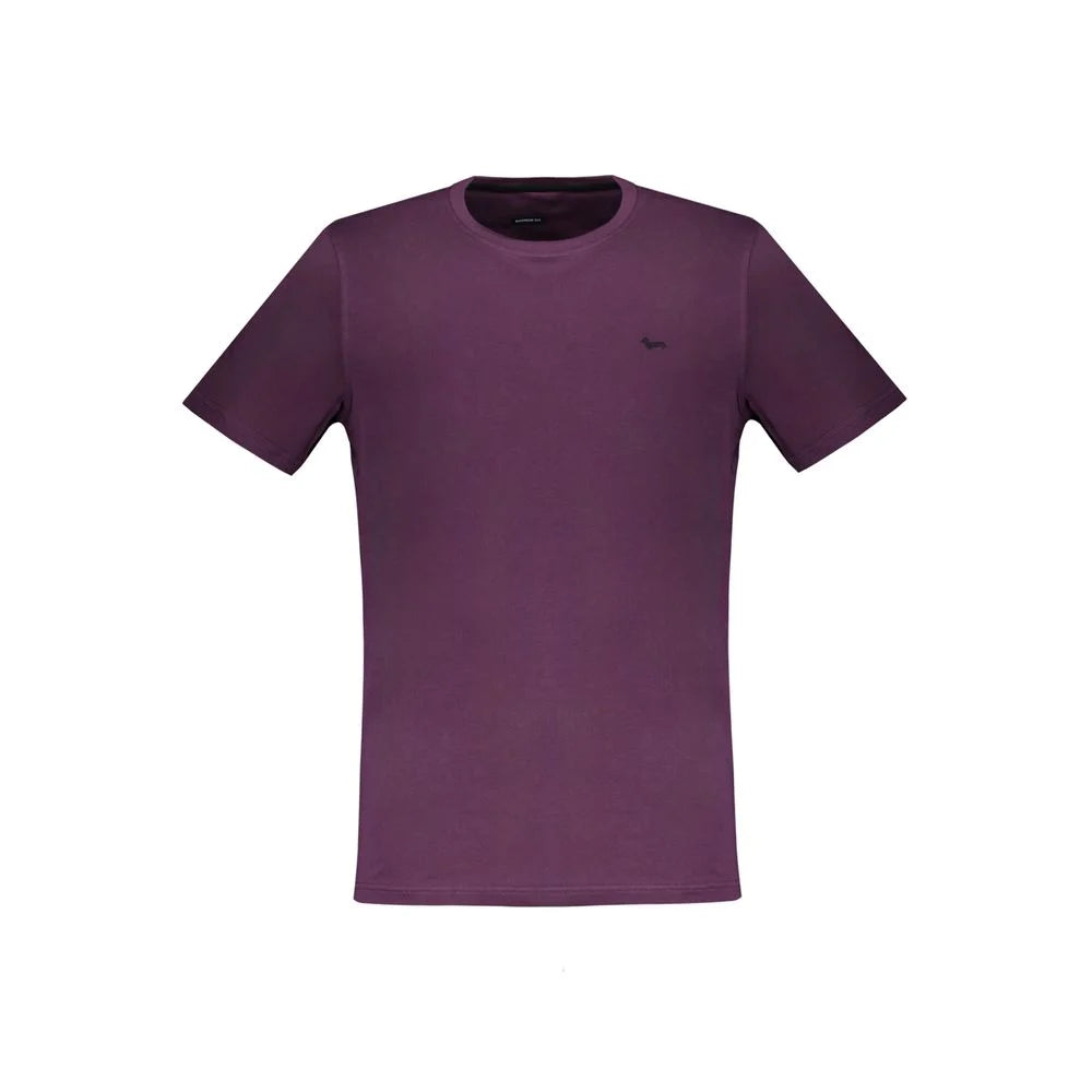 Harmont & Blaine Purple Cotton T-Shirt - S - T-Shirts