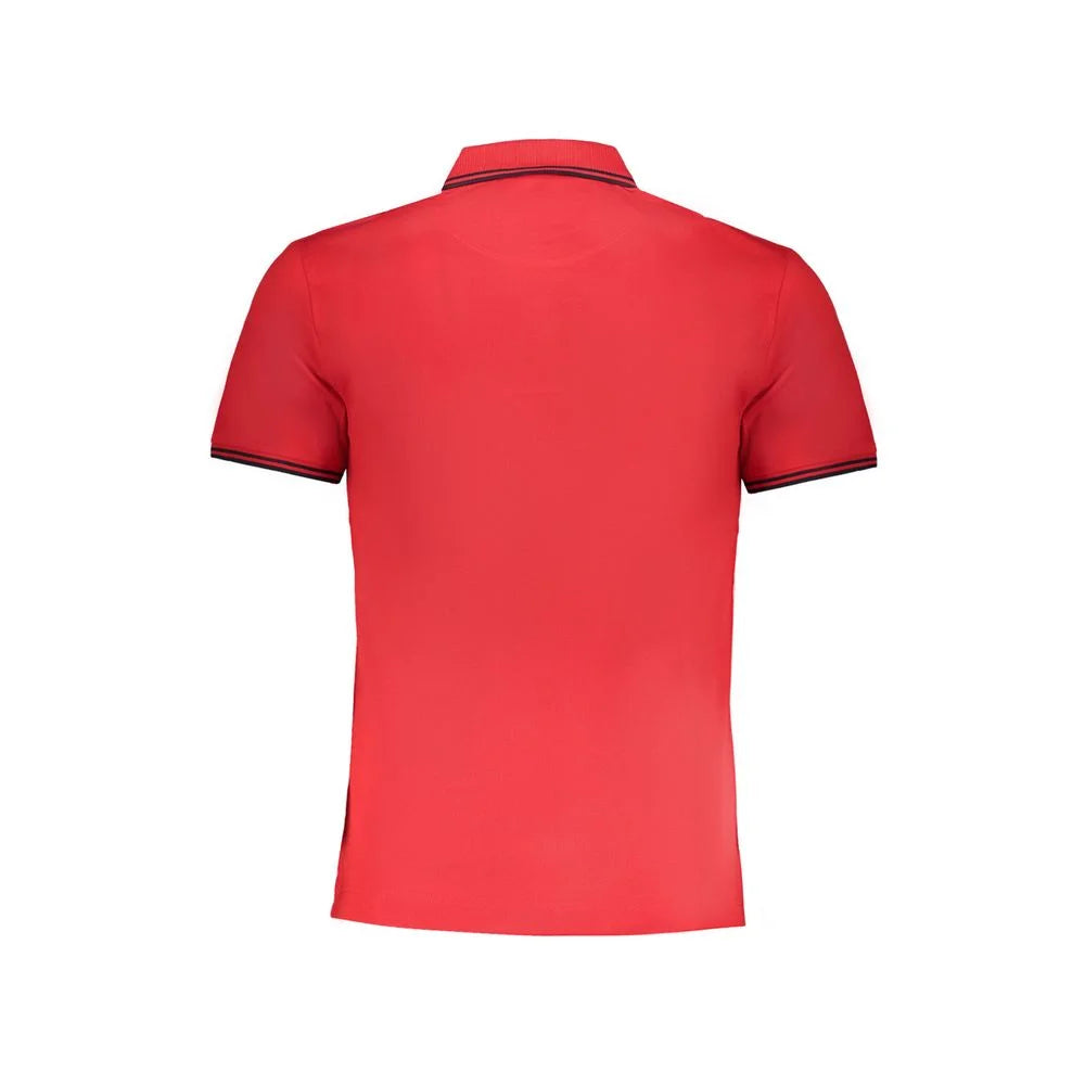 Harmont & Blaine Red Cotton Polo Shirt - Polos