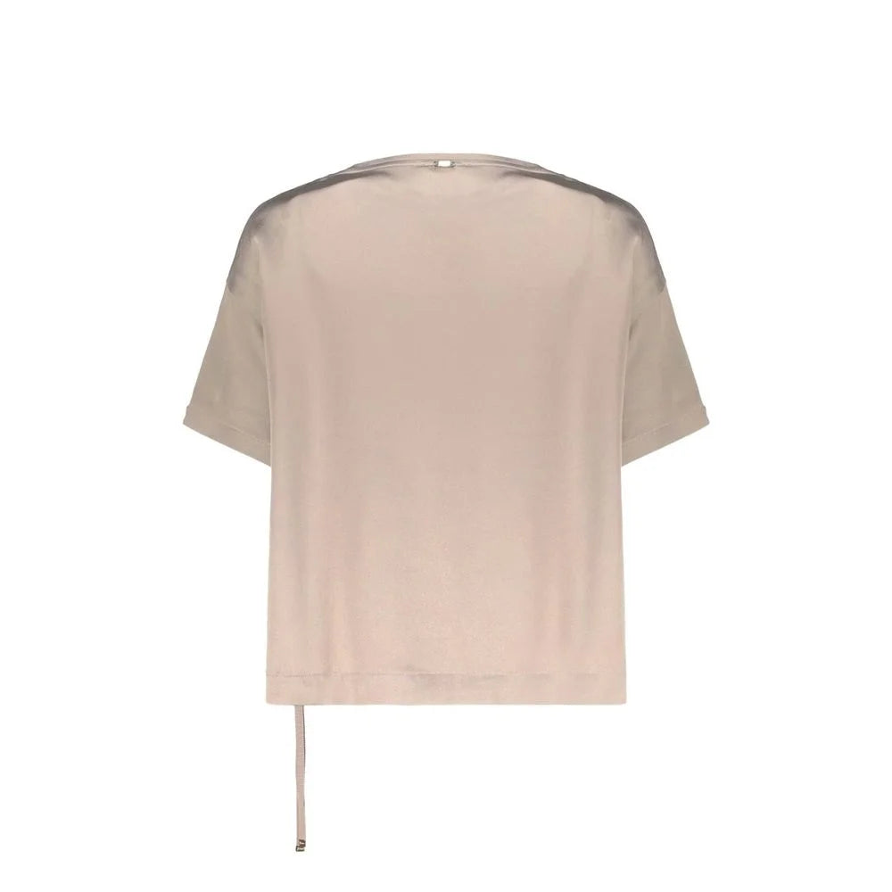 Herno Beige Acetate Blouse
