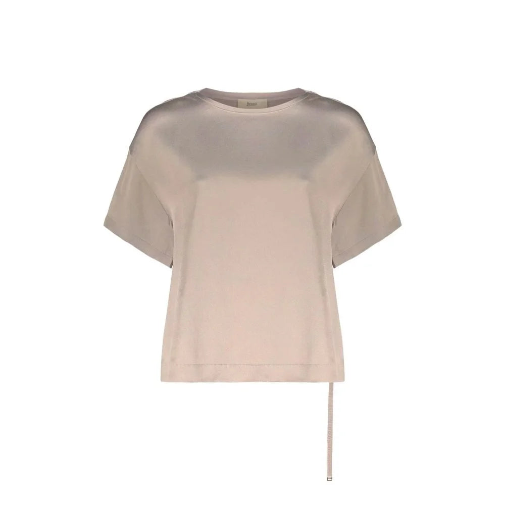Herno Beige Acetate Blouse
