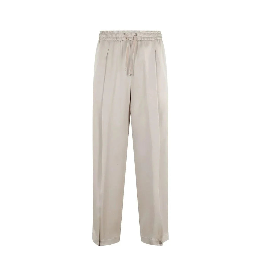 Herno Beige Acetate Casual Pants - 42