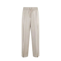 Herno Beige Acetate Casual Pants - 42