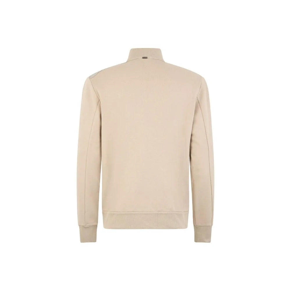 Herno Beige Cotton Sweatshirt
