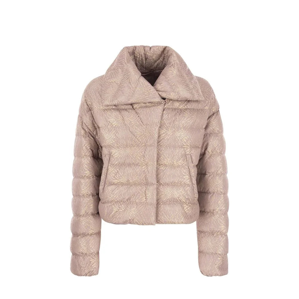 Herno Beige Metallic Fibre Clothing - 44