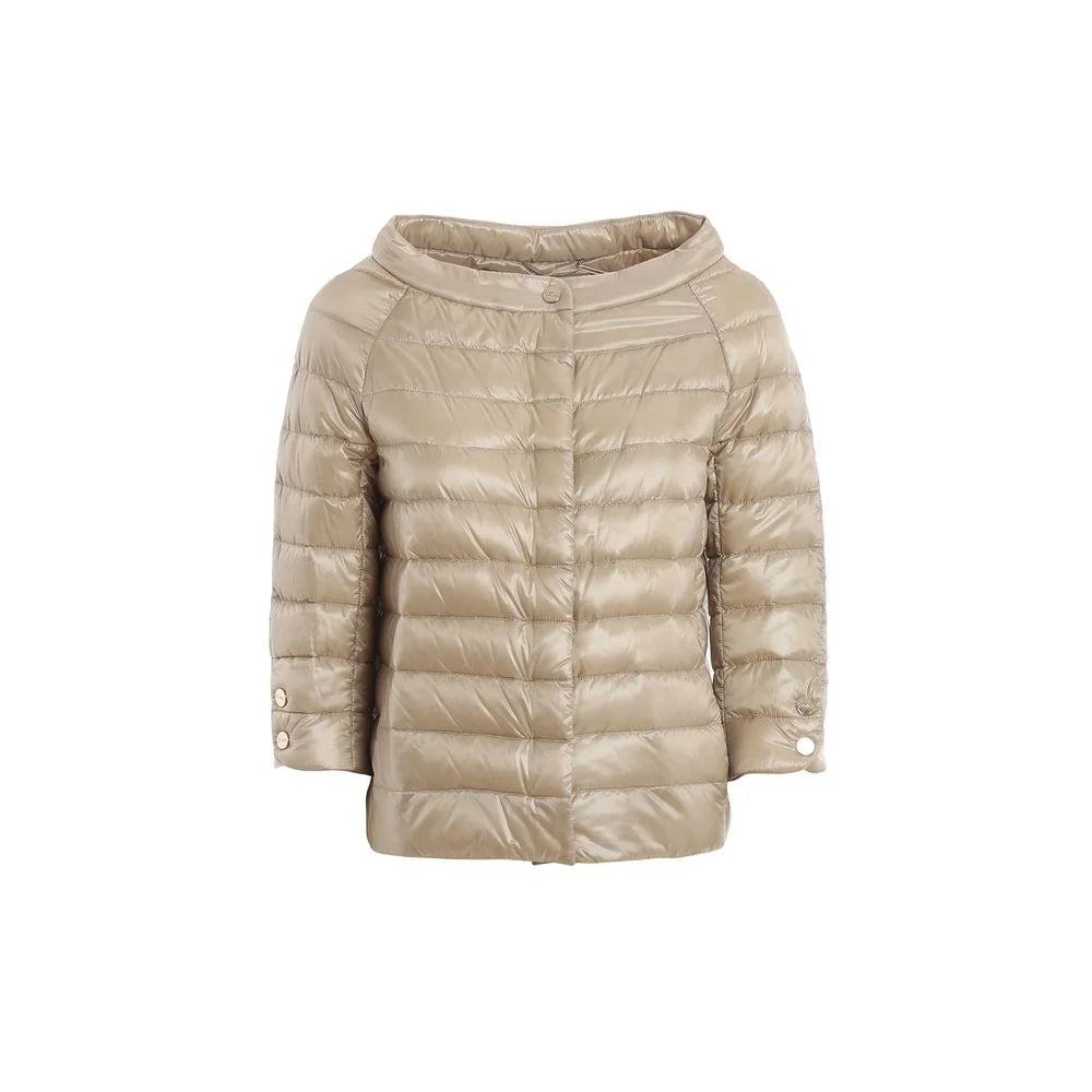 Herno Beige Polyamide Coat - IT52 | XL - Coats & Jackets